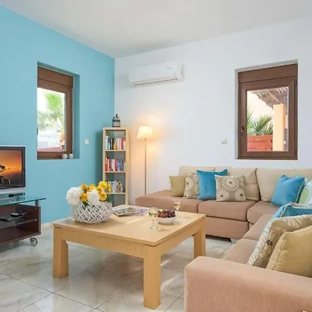 Sleeps 8 Pool Air Con Wifi Villa Lindos (Rhodes)